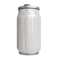 Personalised  Double wall Stainless Steel 250ml Can (White)