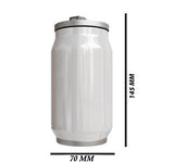 Personalised  Double wall Stainless Steel 250ml Can (White)