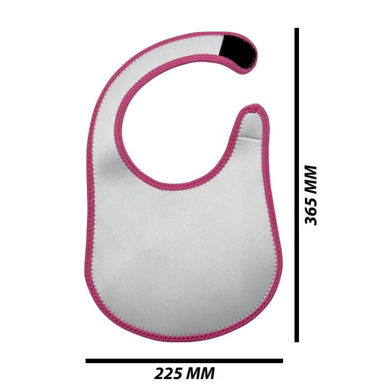 Personalised Neoprene Kids Bib – Pink or Blue