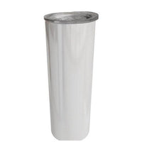 Personalised  Double wall 20oz Stainless Steel Skinny Tumbler (White)