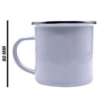 Personalised Enamel metal mugs