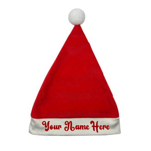 Personalised Santa Hats