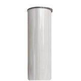 Personalised  Double wall 20oz Stainless Steel Skinny Tumbler (White)