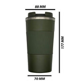 Double Wall Stainless Steel Engraving Cappuccino Mug (Available in Various Colors)