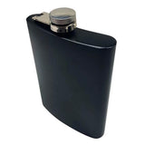 Personalised Stainless Steel 200ml Engraving Hip Flask (Black)