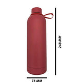 Double Wall Stainless Steel Engraving Luxury 750ml Water Bottle