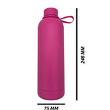 Double Wall Stainless Steel Engraving Luxury 750ml Water Bottle