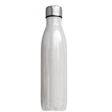 Personalised  Double wall Stainless Steel 500ml water bottle white