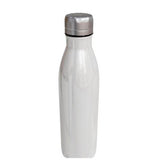 Personalised  Double wall Stainless Steel 500ml water bottle white