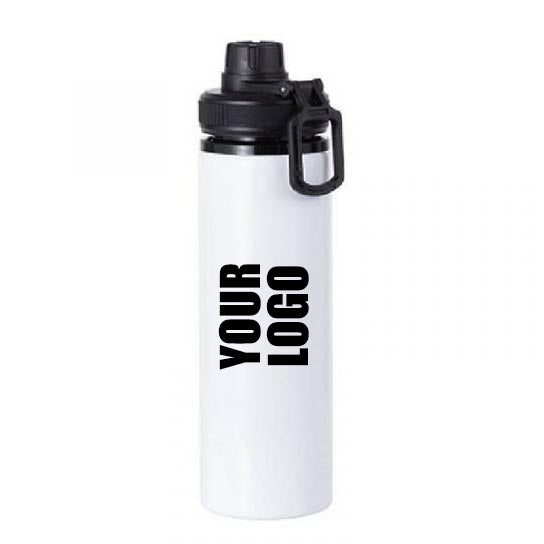 Personalised  Aluminium 850ml water bottle (White)