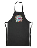 Personalised Apron - Member of the cookie crew - Black