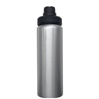 Personalised  Aluminium 850ml water bottle (Silver)