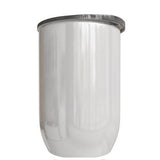 Personalised  Double wall Stainless Steel Gin Tumbler (White)