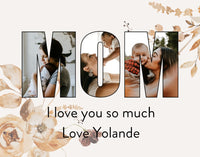 MOM Photo Collage on  a Jigsaw Puzzle
