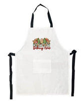 Personalised Apron - Christmas Baking Crew - White