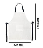 Personalised Apron Eco - Black or White with pocket - Neck Strap NOT adjustable