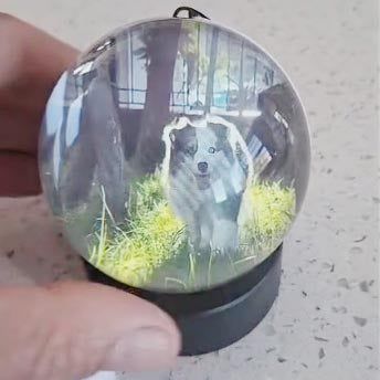 Memory Custom Do Ball VideoOrb™ - Personalised Video Memory Ornament Ball – Canvas & More