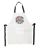 Personalised Apron - Member of the cookie Crew - White