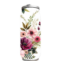 Personalised  Double wall Stainless Steel 400ml Can (White)