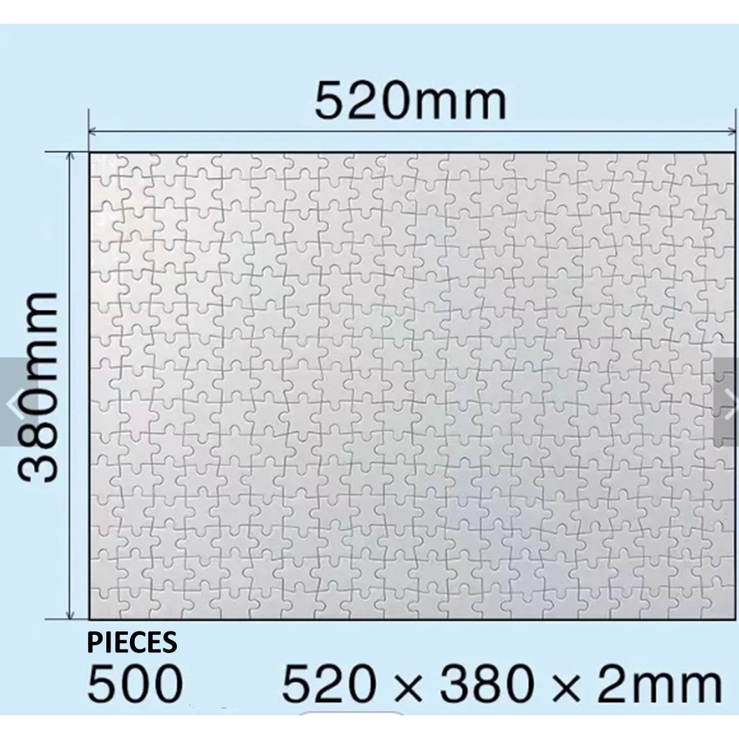 Blank Jigsaw Puzzles for UV Printing (Pack of 10)