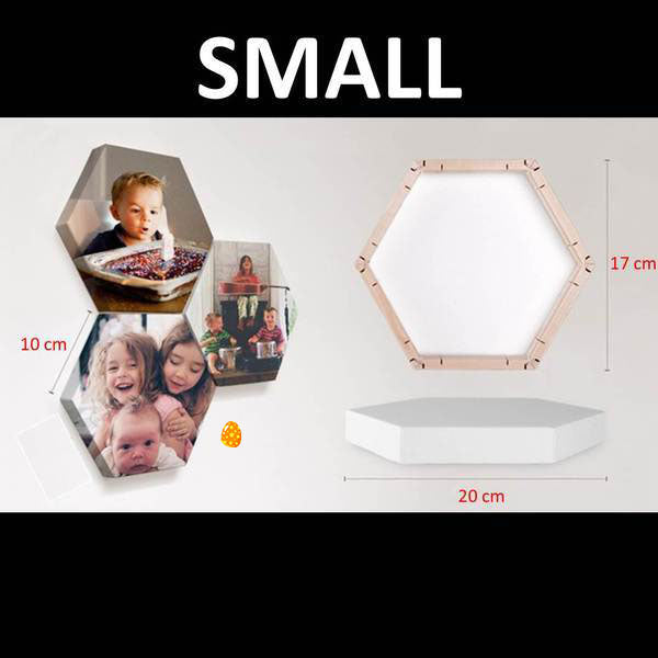 Hexagonal Canvas Prints - 18 Piece