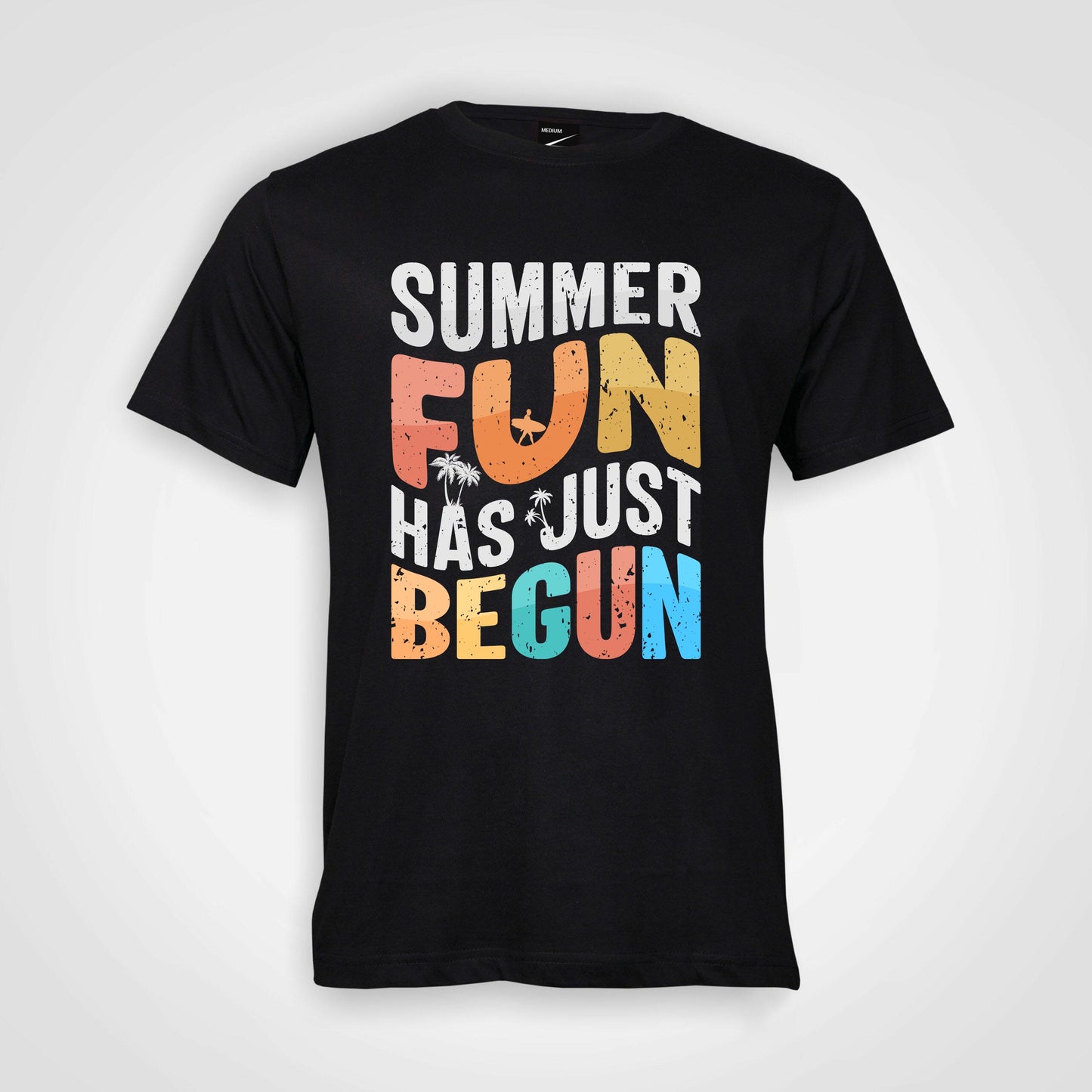 Summer fun has just begun - Men's T-Shirt (round neck)