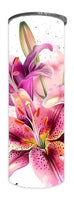 Flowers - Stargazer Lily Spring Flower Design on Tumbler, Can, Flask, or Water bottle