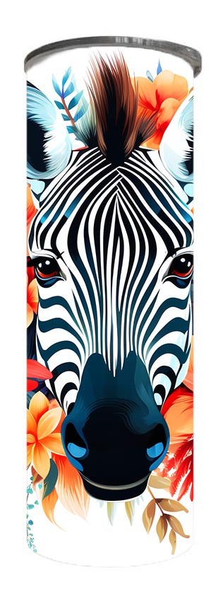 Wildlife - Zebra Design on Tumbler, Can, Flask, or Water bottle