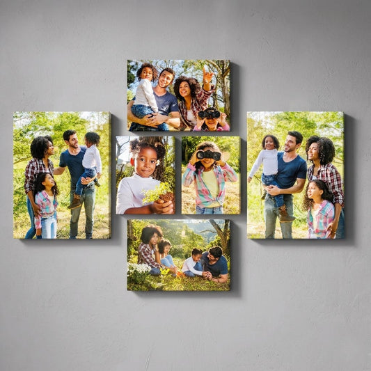 6 Piece Rectangles Canvas Print Combo