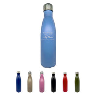 Personalised  Double wall Stainless Steel 500ml Engraving water bottle