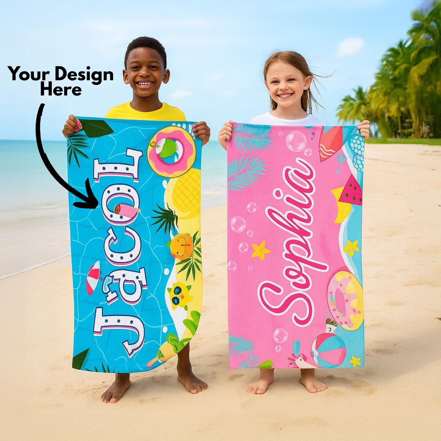 Custom Beach and Pool Towels