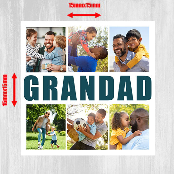 Grandad Photo Fridge Magnet (Pack of 2)