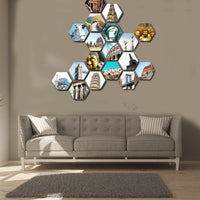 Hexagonal Canvas Prints - 18 Piece Canvas & More 