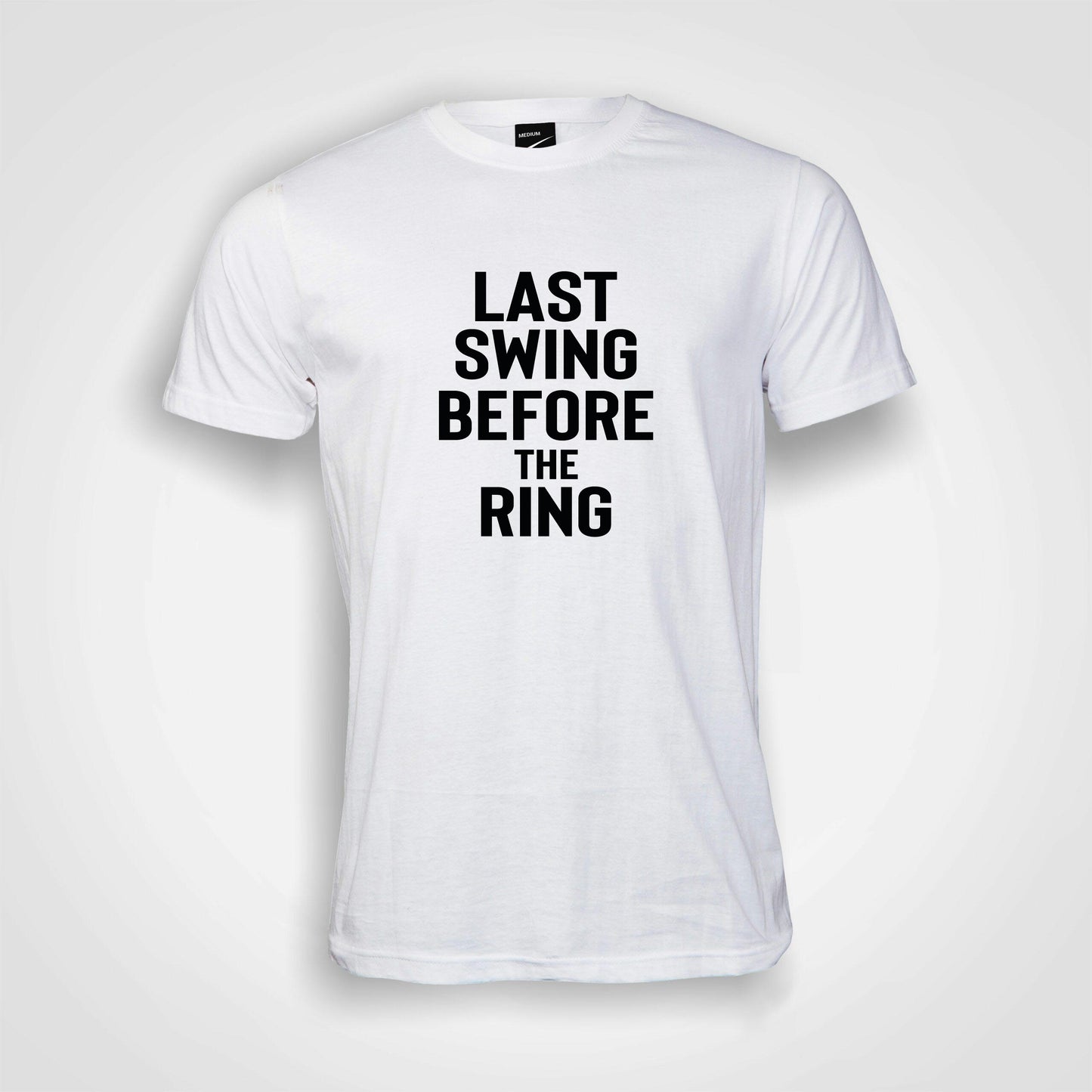 Last swing before the ring Men's T-Shirt (round neck)