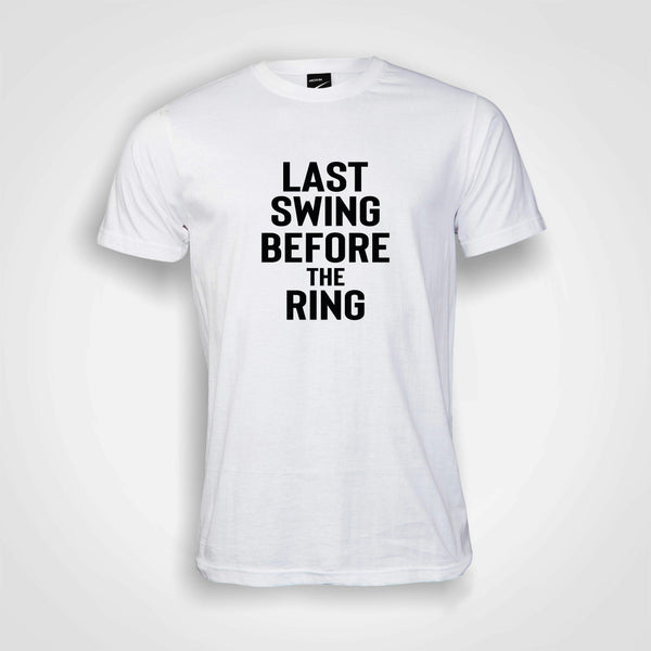 Last swing before the ring Men's T-Shirt (round neck)