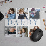 Mouse Pad - DAD Photo Collage + Text