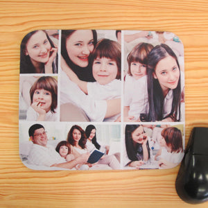 Mouse Pad - Mamma Photo Collage + Text