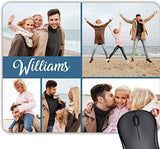 Mouse Pad - DAD Photo Collage + Text