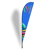 Teardrop Banner Flag -   Double sided