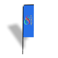 Telescopic Banner Flag -  Double Sided