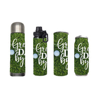 Dad - Greatest Dad By Par Design on Tumbler, Can, Flask, or Water bottle