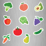 Fruit and Vegetable Photo Fridge Magnets (10 PER PACK)
