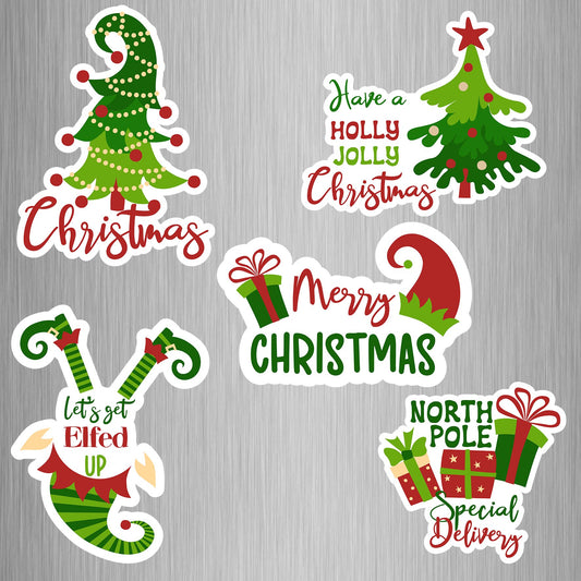 Christmas Pack (1) Fridge Magnets - (5 PER PACK)