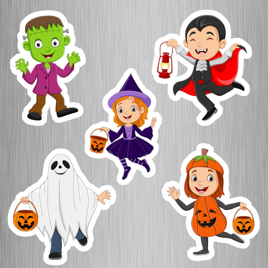 Halloween Fridge Magnets - (5 PER PACK)