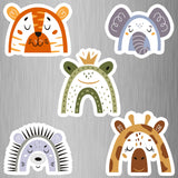 Animal Rainbows Fridge Magnets - (5 PER PACK)