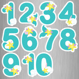 Mermaid Alphabet and Numbers Combo Fridge Magnets - (37 PER PACK)