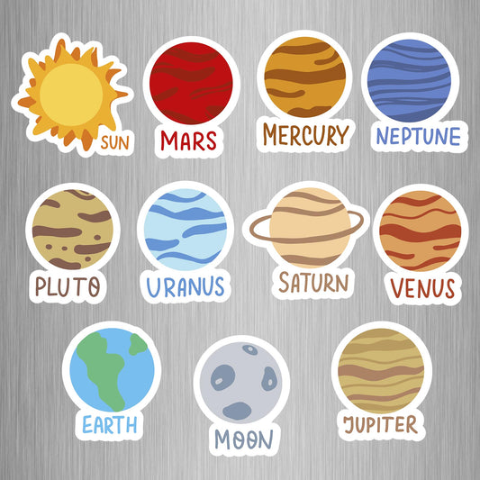 Planets (1) Photo Fridge Magnets - (11 PER PACK)