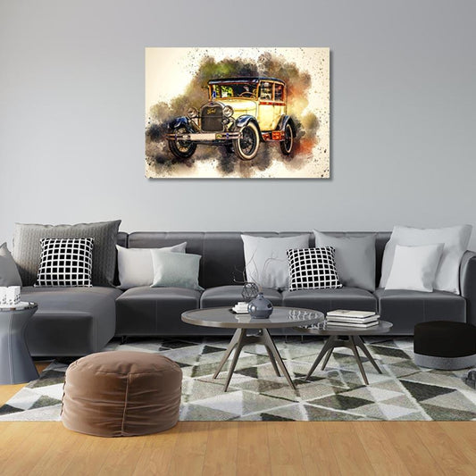 Vintage Car (2) Canvas & More 
