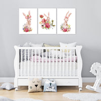 Girls: Set of 3 - Beautiful Forest Bunny