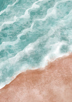 Set of 1: Boho-Abstract-Sea-Waves Canvas & More 